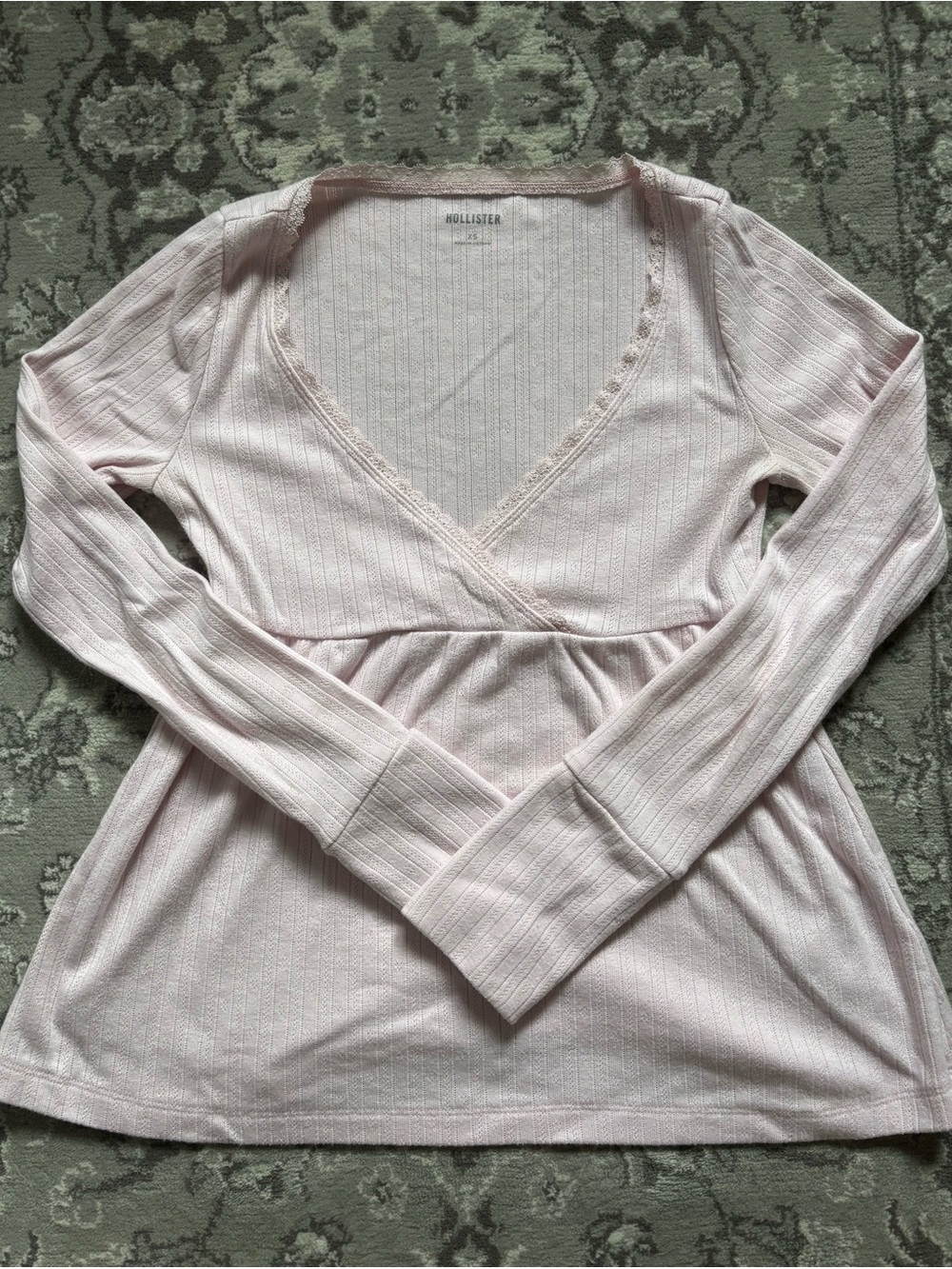 Hollister Long-Sleeve Babydoll Top